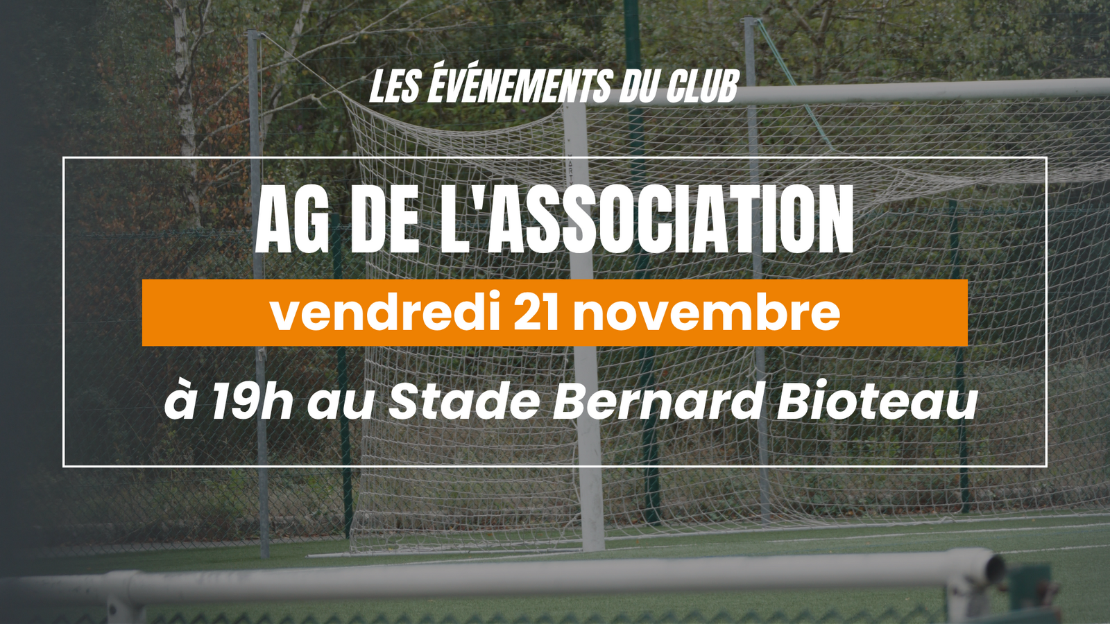 ASSEMBLÉE GÉNÉRALE DE L'ASSOCIATION