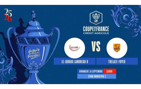 SENIORS R3 : 3EME TOUR COUPE DE FRANCE !