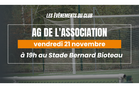 ASSEMBLÉE GÉNÉRALE DE L'ASSOCIATION