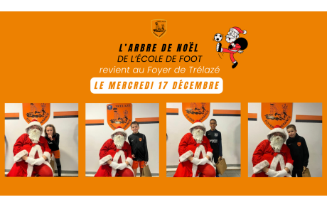 L'arbre de Noël de l'école de football